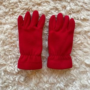 🎯 3 for $15 🎯 Old Navy red fleece gloves youth size small